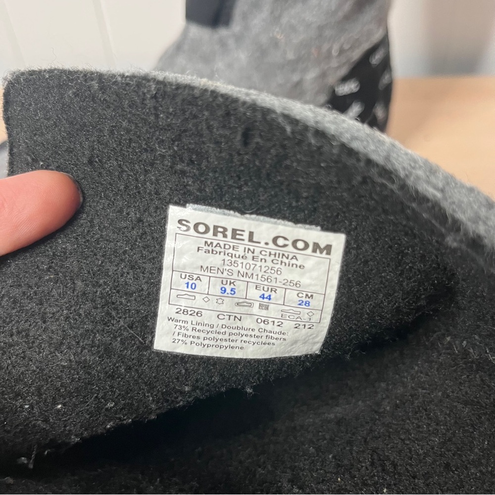 Sorel 1964 Premium Waterproof Handcrafted Winter Boots w Lining Leather Men10 - Picture 11 of 15